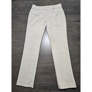 LOFT Outlet Women’s Cream Modern Skinny Ankle Pants Size 2P